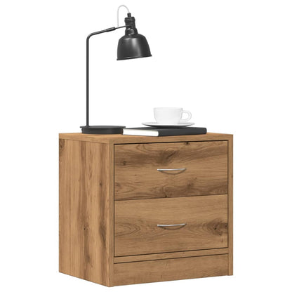 vidaXL Nachttische 2 Stk. Artisan-Eiche 40x30x40 cm Holzwerkstoff