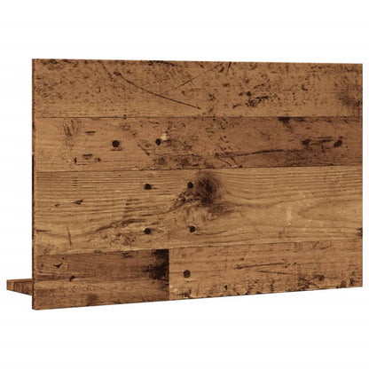 vidaXL Miroir de salle de bain avec étagère aspect bois de récupération 60x11x37 cm Bois d'ingénierie