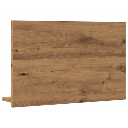 vidaXL Badspiegel mit Ablage Artisan-Eiche 60x11x37 cm Holzwerkstoff