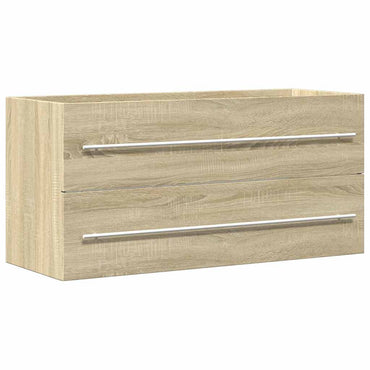 Meuble sous-vasque vidaXL chêne Sonoma 100x38,5x48 cm