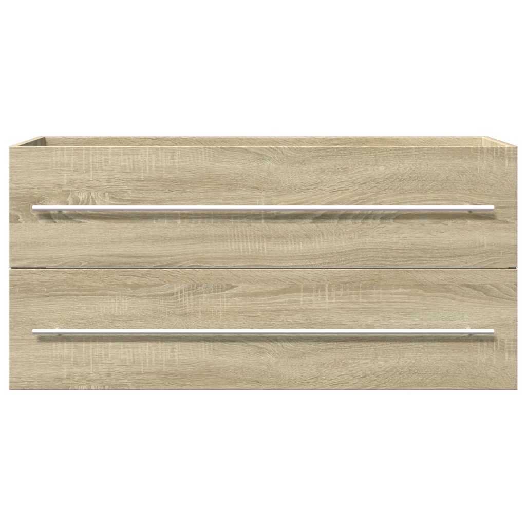 Meuble sous-vasque vidaXL chêne Sonoma 100x38,5x48 cm