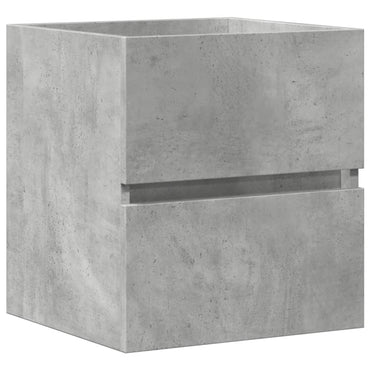 vidaXL Meuble sous-lavabo Gris béton 41x38,5x45 cm Bois d'ingénierie