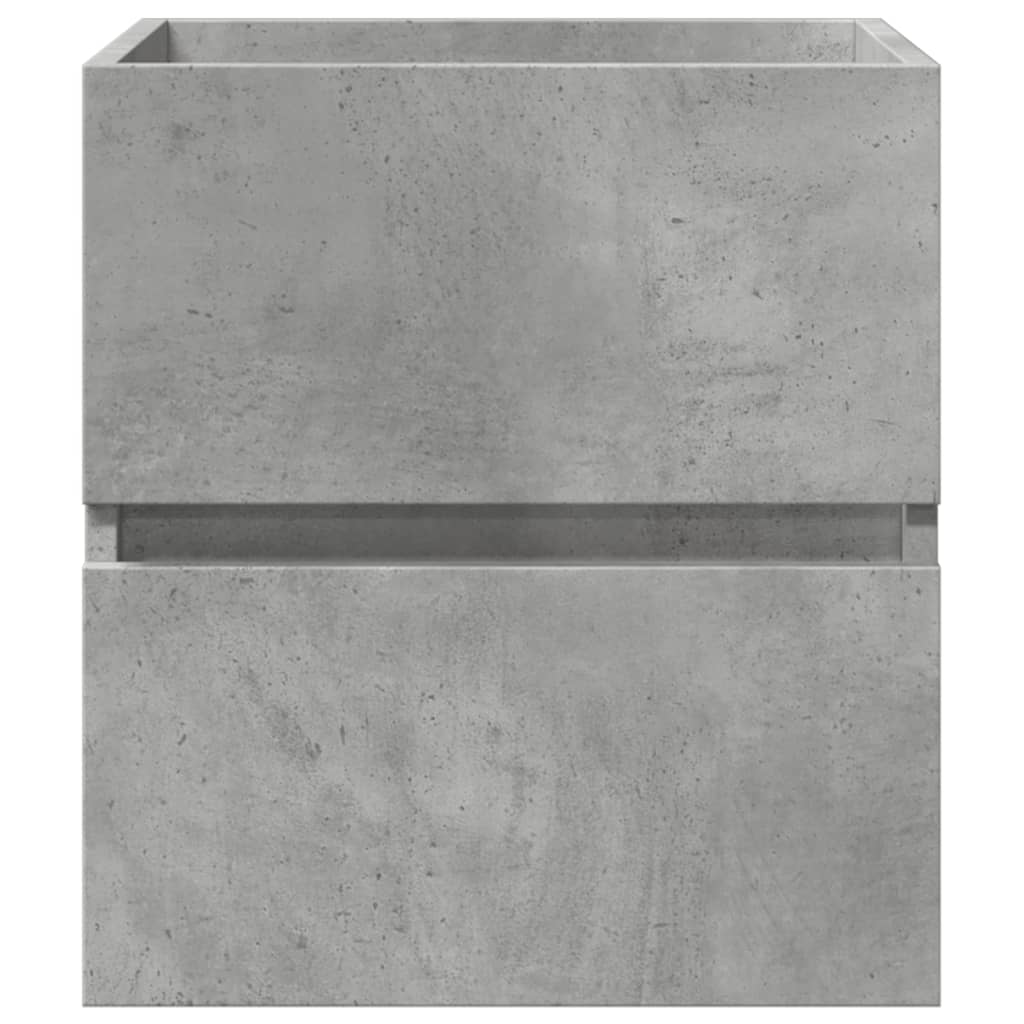 vidaXL Meuble sous-lavabo Gris béton 41x38,5x45 cm Bois d'ingénierie