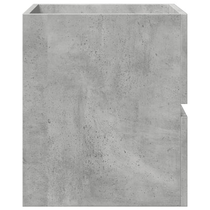 vidaXL Meuble sous-lavabo Gris béton 41x38,5x45 cm Bois d'ingénierie