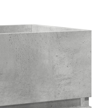 vidaXL Meuble sous-lavabo Gris béton 41x38,5x45 cm Bois d'ingénierie
