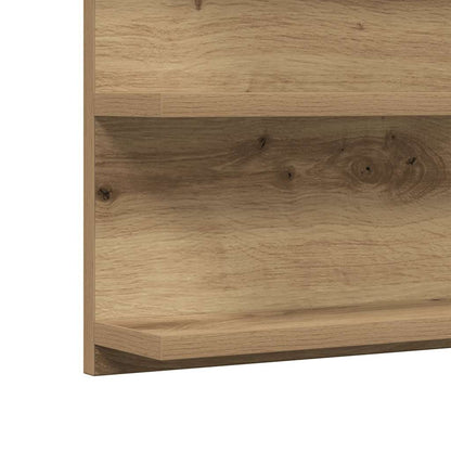 vidaXL Badspiegel mit Ablagen Artisan-Eiche 90x11x45 cm Holzwerkstoff