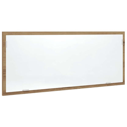 vidaXL LED-Badspiegel Artisan-Eiche 100x8,5x37 cm Holzwerkstoff