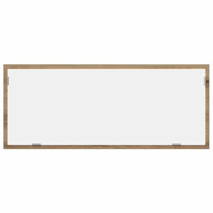 vidaXL LED-Badspiegel Artisan-Eiche 100x8,5x37 cm Holzwerkstoff