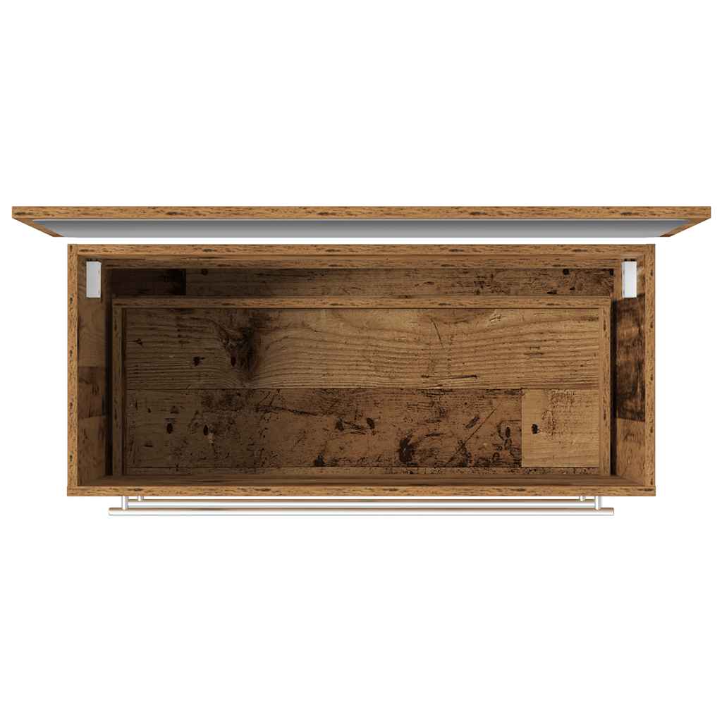 vidaXL Ensemble de meubles de salle de bain 2 pcs MDF aspect bois de récupération
