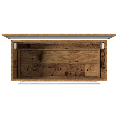 vidaXL Ensemble de meubles de salle de bain 2 pcs MDF aspect bois de récupération