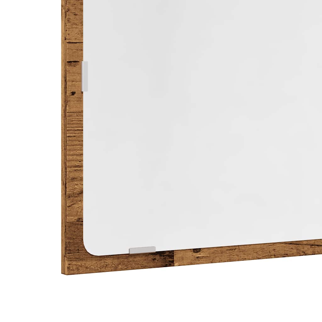 vidaXL Ensemble de meubles de salle de bain 2 pcs MDF aspect bois de récupération
