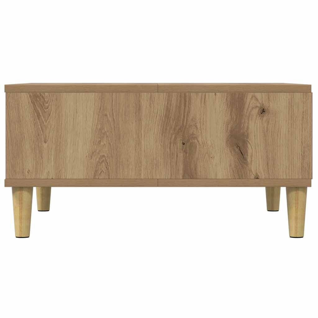 vidaXL Couchtisch Artisan-Eiche 60x60x30 cm Holzwerkstoff