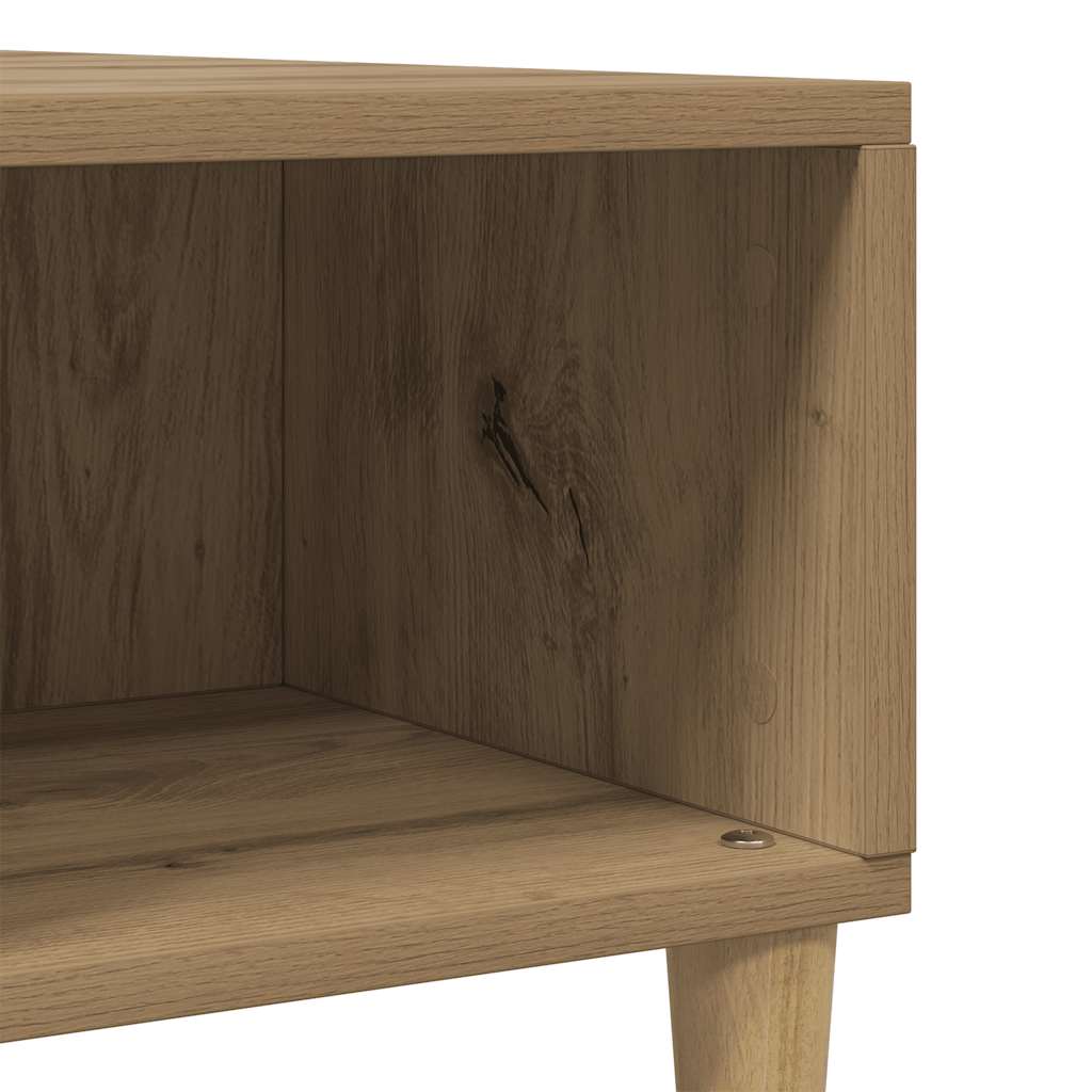 vidaXL Couchtisch Artisan-Eiche 60x60x30 cm Holzwerkstoff