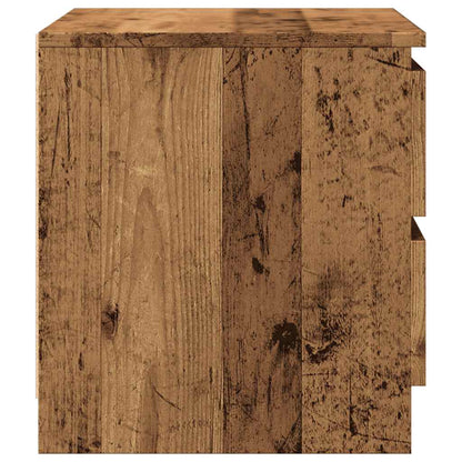 vidaXL Nachttische 2 Stk. Altholz-Optik 50x40x43,5 cm Holzwerkstoff
