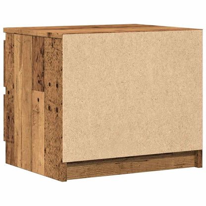 vidaXL Nachttische 2 Stk. Altholz-Optik 50x40x43,5 cm Holzwerkstoff