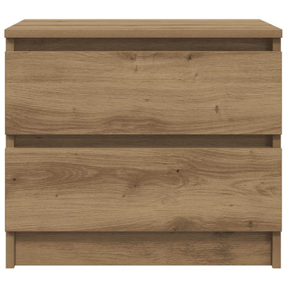 vidaXL Nachttische 2 Stk. Artisan-Eiche 50x40x43,5 cm Holzwerkstoff