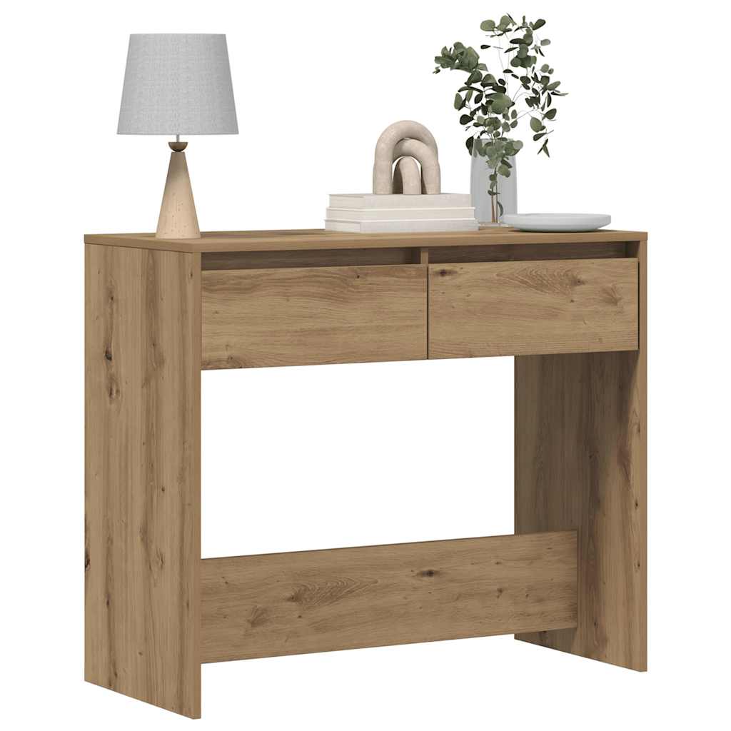 vidaXL Konsolentisch Artisan-Eiche 89x41x76,5 cm Holzwerkstoff