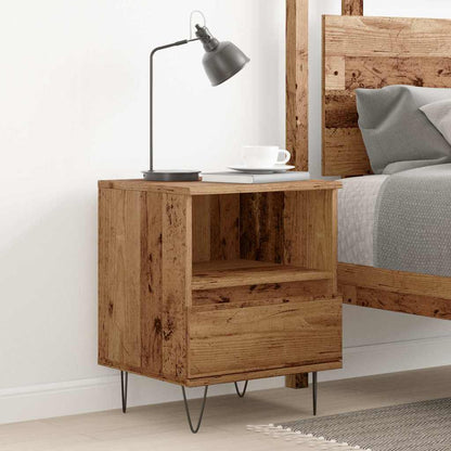 vidaXL Nachttisch Altholz-Optik 40x35x50 cm Holzwerkstoff