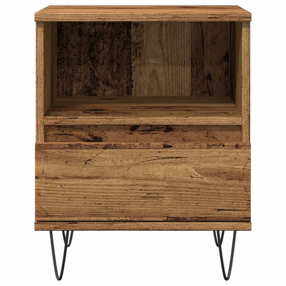 vidaXL Nachttisch Altholz-Optik 40x35x50 cm Holzwerkstoff