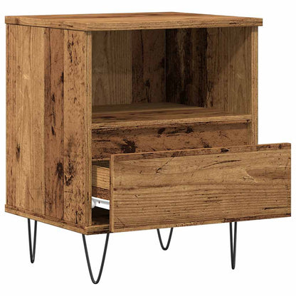 vidaXL Nachttisch Altholz-Optik 40x35x50 cm Holzwerkstoff