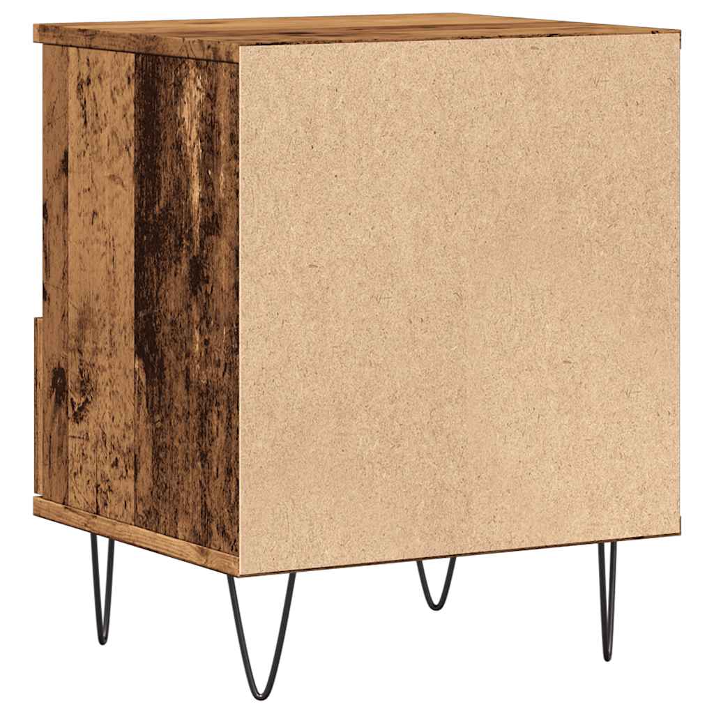 vidaXL Nachttisch Altholz-Optik 40x35x50 cm Holzwerkstoff