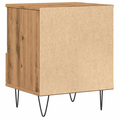 vidaXL Table de chevet Chêne artisan 40x35x50 cm Bois d'ingénierie