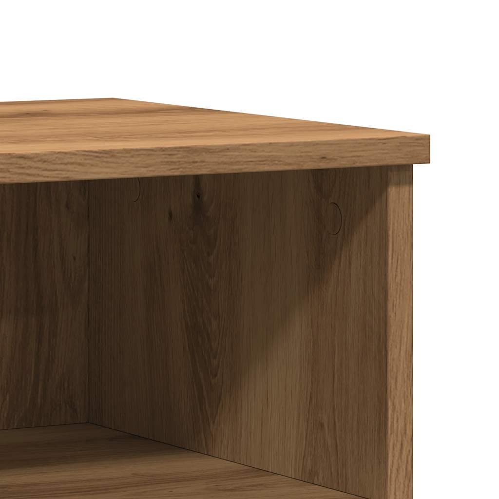vidaXL Table de chevet Chêne artisan 40x35x50 cm Bois d'ingénierie