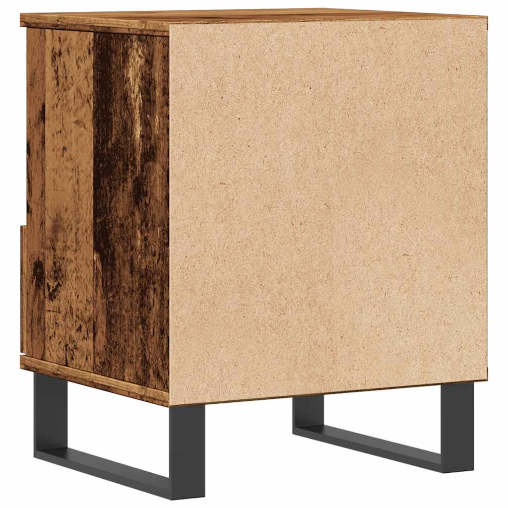 vidaXL Table de chevet aspect bois de récupération 40x35x50 cm, bois d'ingénierie
