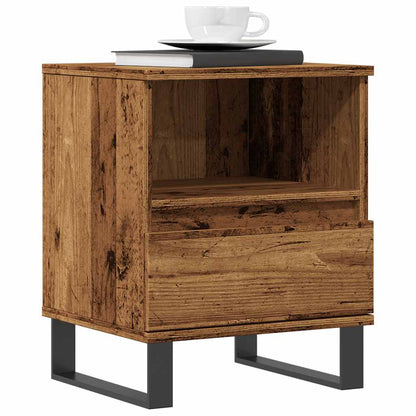 vidaXL Nachttische 2 Stk. Altholz-Optik 40x35x50 cm Holzwerkstoff