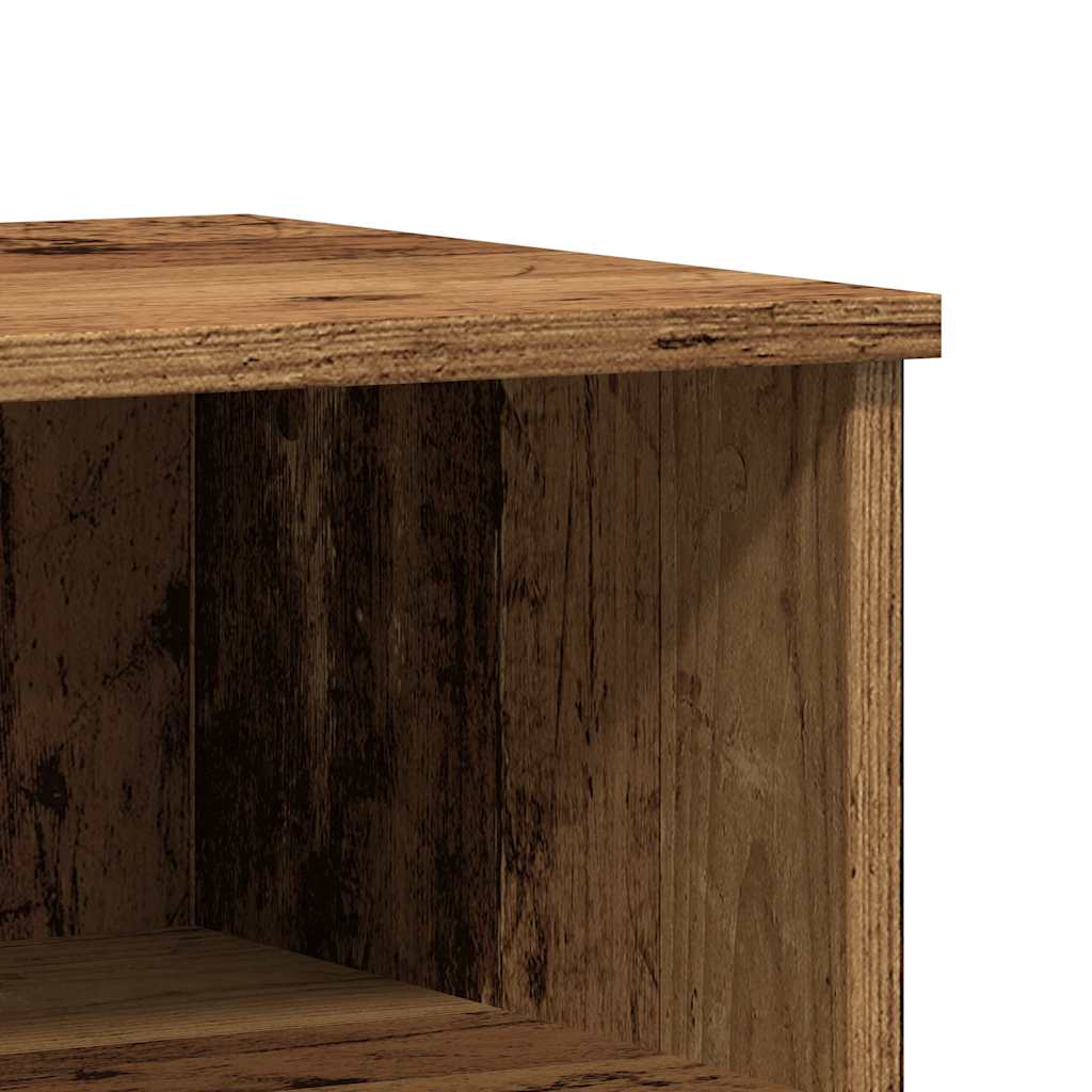 vidaXL Nachttische 2 Stk. Altholz-Optik 40x35x50 cm Holzwerkstoff