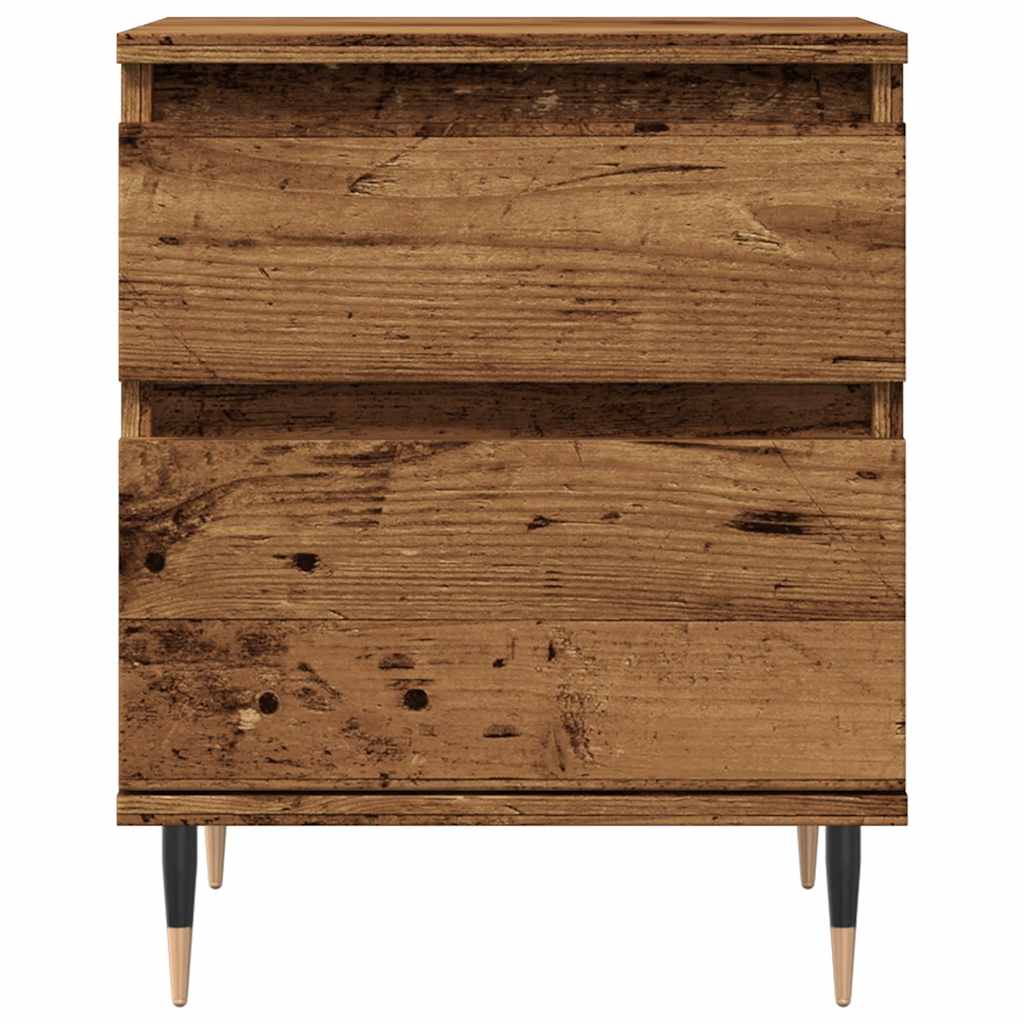 vidaXL Nachttisch Altholz-Optik 40x35x50 cm Holzwerkstoff