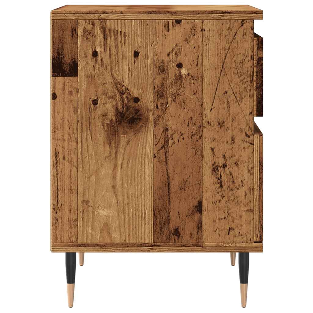 vidaXL Nachttisch Altholz-Optik 40x35x50 cm Holzwerkstoff