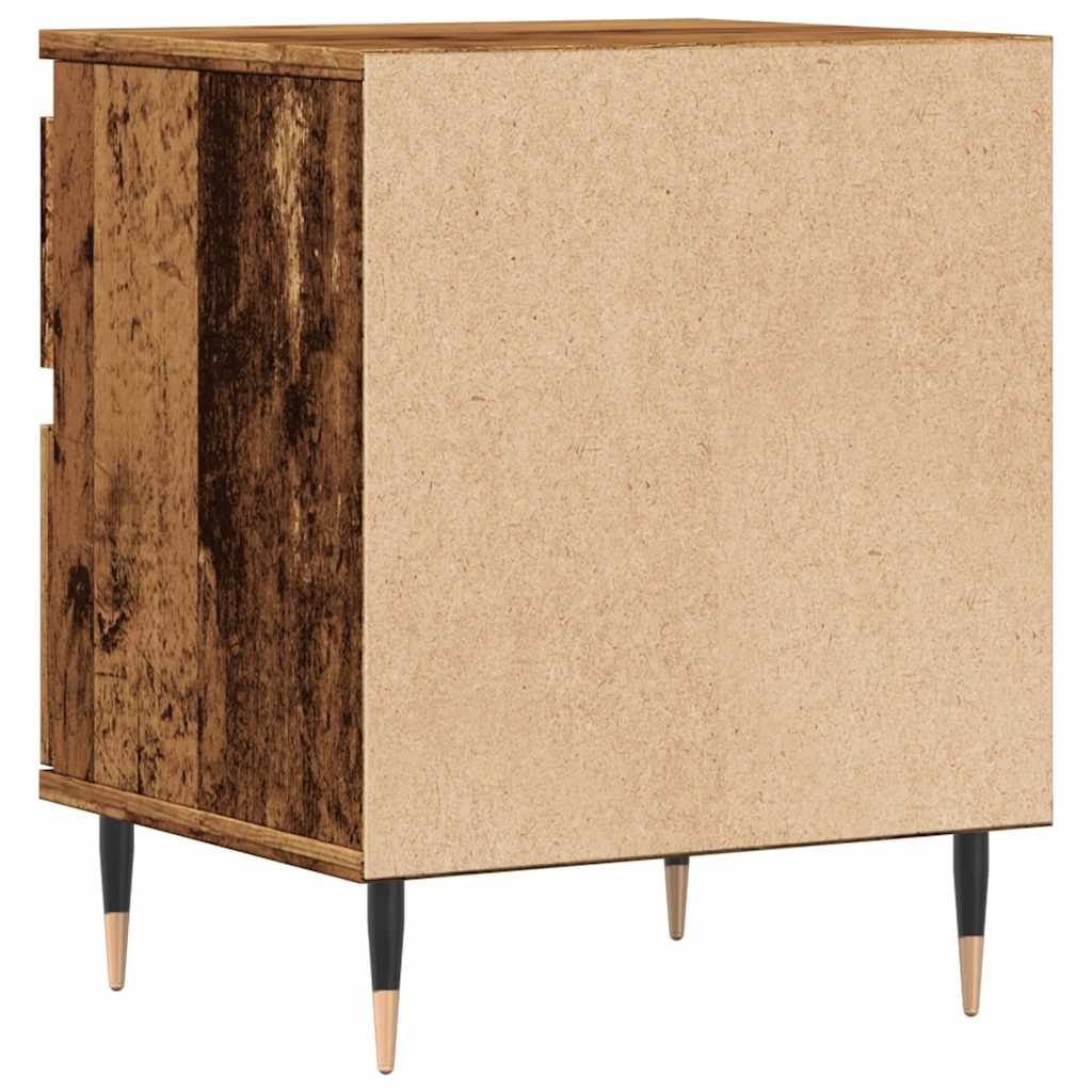 vidaXL Nachttisch Altholz-Optik 40x35x50 cm Holzwerkstoff