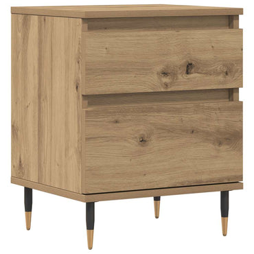 vidaXL Table de chevet Chêne artisan 40x35x50 cm Bois d'ingénierie