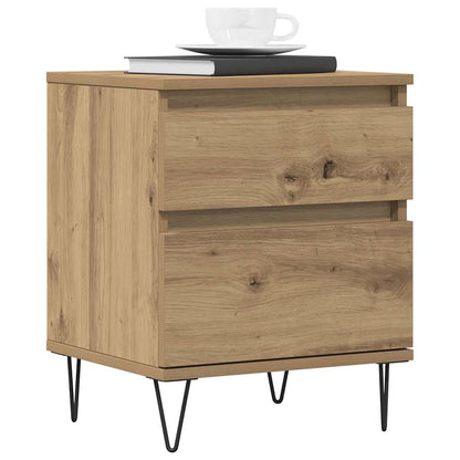 vidaXL Nachttisch Artisan-Eiche 40x35x50 cm Holzwerkstoff