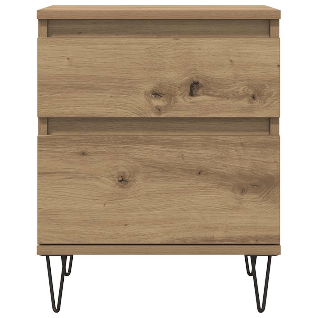 vidaXL Nachttisch Artisan-Eiche 40x35x50 cm Holzwerkstoff