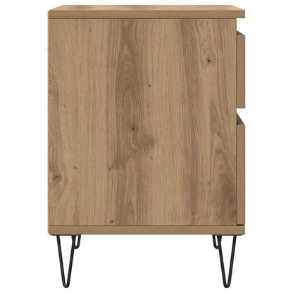 vidaXL Nachttisch Artisan-Eiche 40x35x50 cm Holzwerkstoff