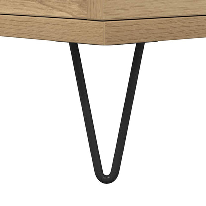 vidaXL Nachttische 2 Stk. Artisan-Eiche 40x35x50 cm Holzwerkstoff