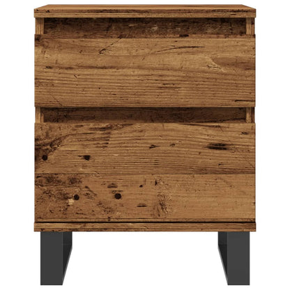 vidaXL Table de chevet aspect bois de récupération 40x35x50 cm, bois d'ingénierie