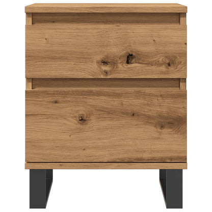 vidaXL Table de chevet Chêne artisan 40x35x50 cm Bois d'ingénierie