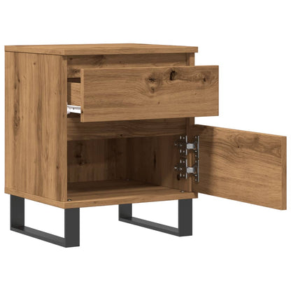 vidaXL Table de chevet Chêne artisan 40x35x50 cm Bois d'ingénierie