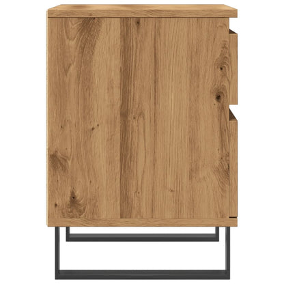 vidaXL Table de chevet Chêne artisan 40x35x50 cm Bois d'ingénierie