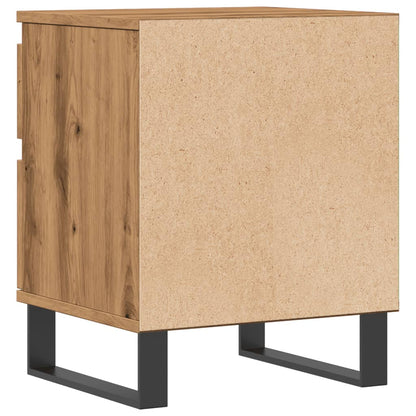vidaXL Table de chevet Chêne artisan 40x35x50 cm Bois d'ingénierie