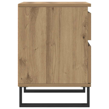 vidaXL Nachttische 2 Stk. Artisan-Eiche 40x35x50 cm Holzwerkstoff