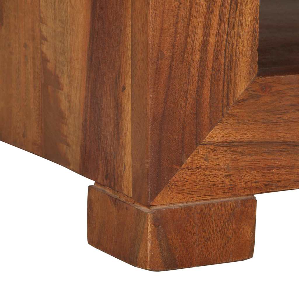 vidaXL Table d'appoint 37x29x40 cm en bois d'acacia massif