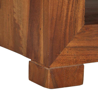vidaXL Table d'appoint 37x29x40 cm en bois d'acacia massif