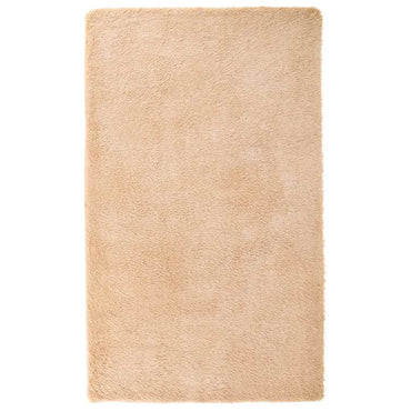 vidaXL Tapis à poils longs Shaggy NAVARRA Beige 60x100 cm Polyester