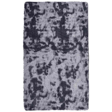 vidaXL Teppich Shaggy Hochflor NAVARRA Dunkelgrau 60x100 cm Polyester