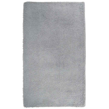 vidaXL Teppich Shaggy Hochflor NAVARRA Hellgrau 60x100 cm Polyester