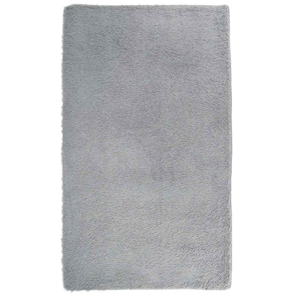 vidaXL Teppich Shaggy Hochflor NAVARRA Hellgrau 60x100 cm Polyester